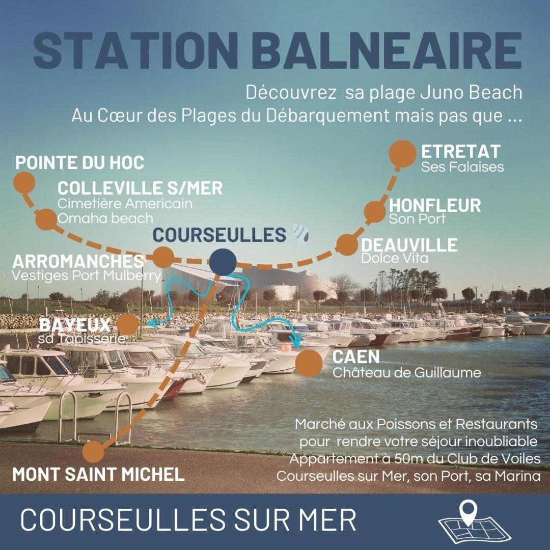 Entre Seulles & Mer Proche Port De Plaisance Courseulles-sur-Mer Dış mekan fotoğraf